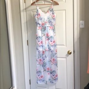 Summer flower maxi dress